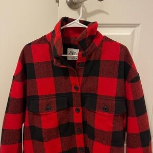Plaid flannel shirt